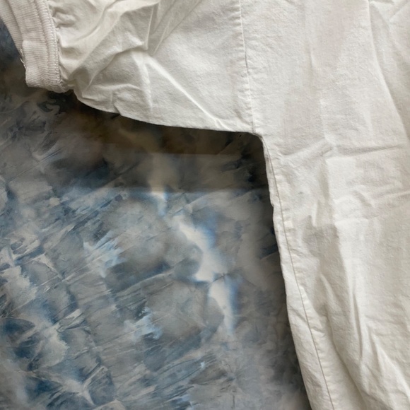 VTG Hawaii Sunset Top Size M White Banded Sleeves and Bottom Stanley Michaels - Picture 4 of 8